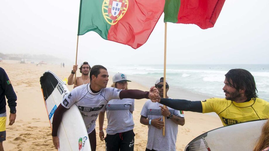 Más condições do mar provocam pausa no Eurosurf 2019