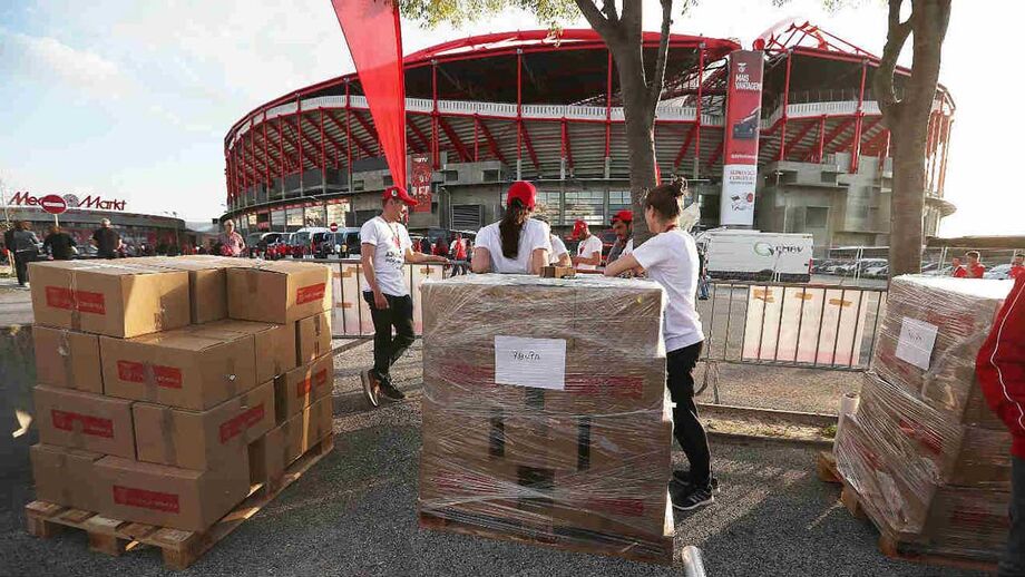 Moçambique: ação solidária do Benfica ajudou 25 mil pessoas