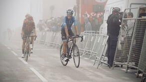 Cerimónia de pódio da sétima etapa cancelada devido ao mau tempo