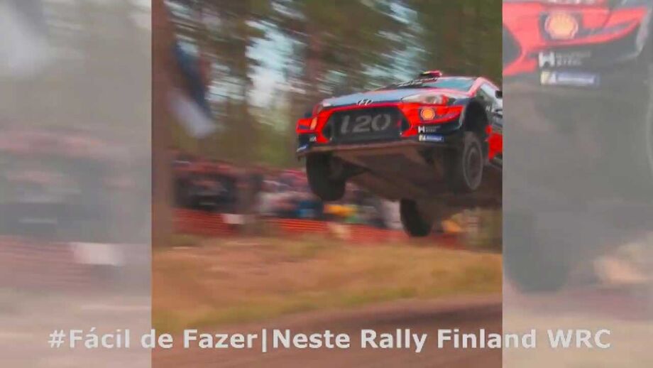 O brutal salto de Thierry Neuville que deixou os fãs dos ralis boquiabertos