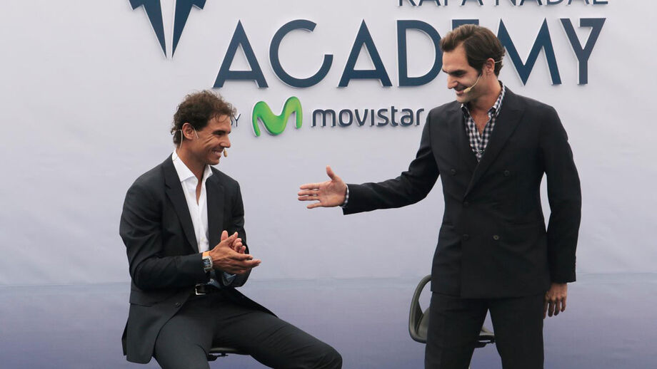 Roger Federer e Rafa Nadal no Conselho