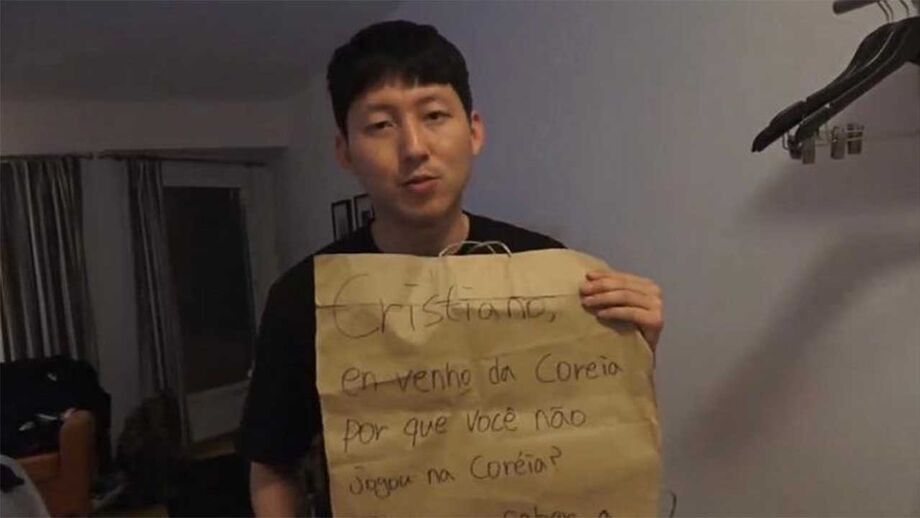 Sul-coreano fez 7500 quilómetros para confrontar Ronaldo... e agora ameaça ir até Itália