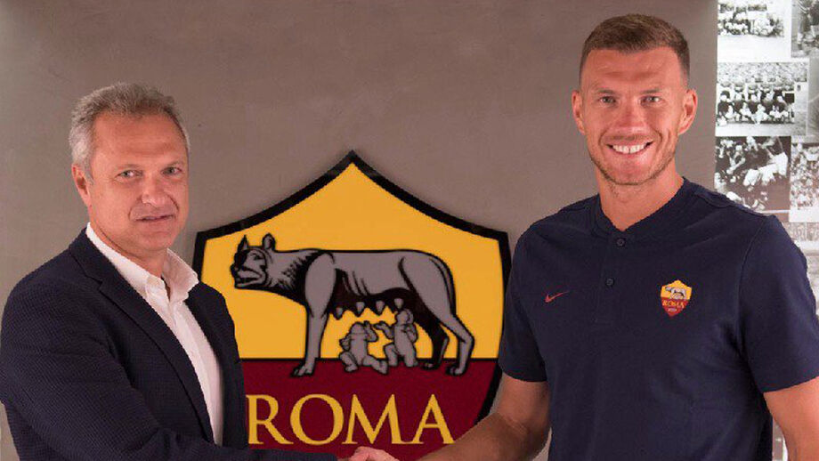 Edin Dzeko renova com a Roma até 2022