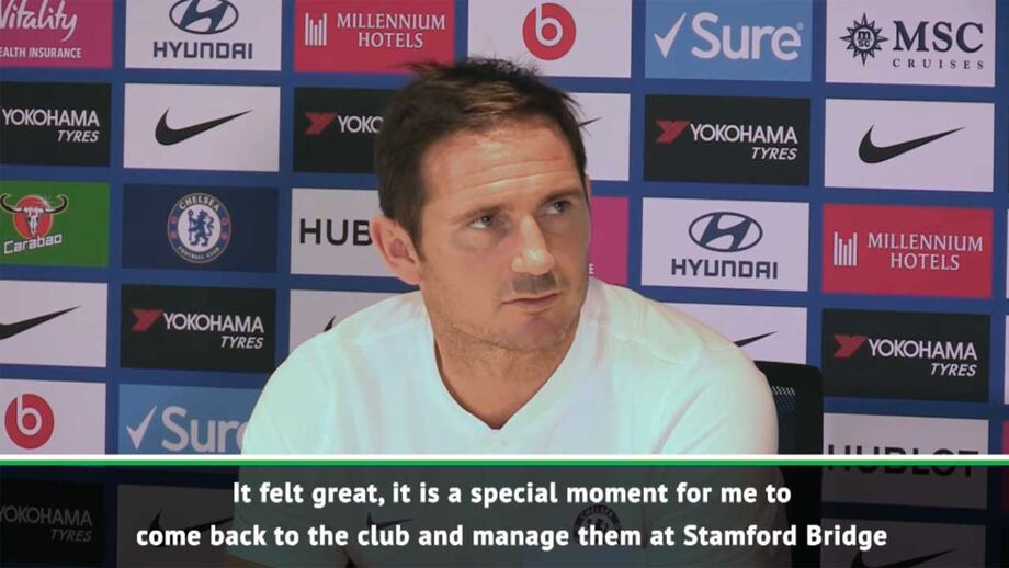 Lampard e o regresso a Stamdford Bridge como treinador do Chelsea: «É algo grandioso»