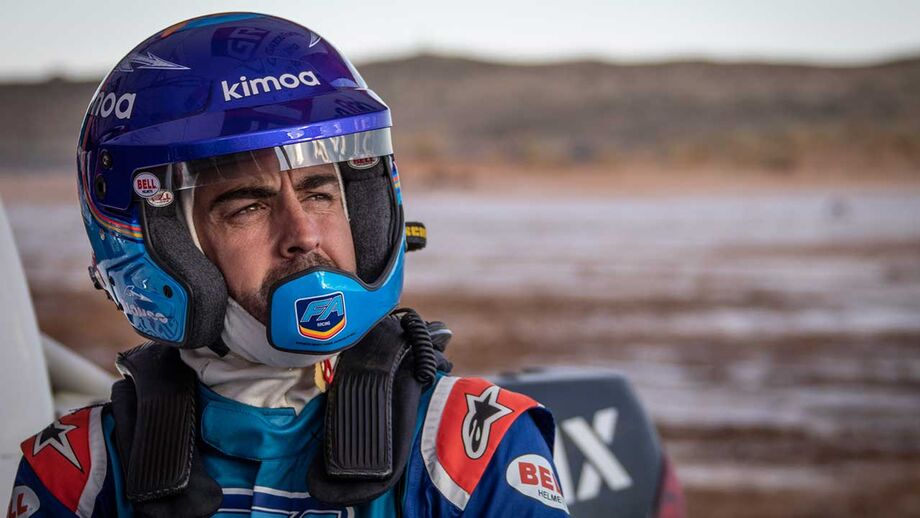 Fernando Alonso pronto para o Dakar