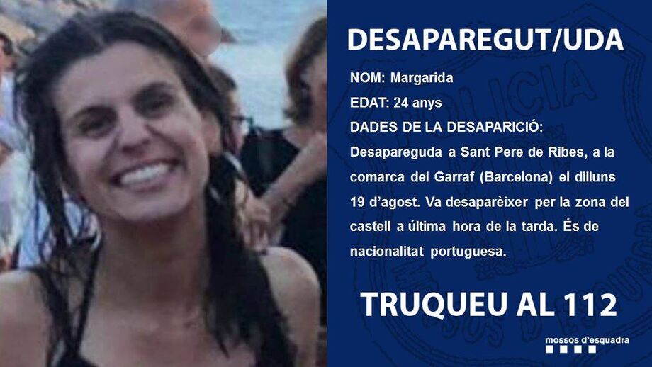 Encontrada portuguesa de 24 anos que desapareceu em Barcelona