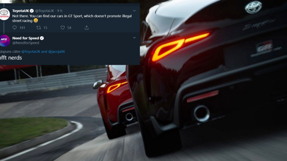 Toyota em despique com o ‘Need for Speed’ no Twitter