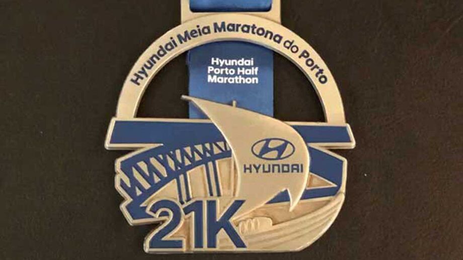 Já foi revelada a medalha finisher da Meia Maratona do Porto