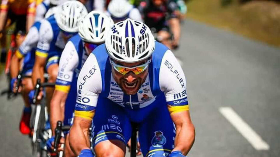Samuel Caldeira foi o melhor português no contrarrelógio da Volta à Dinamarca