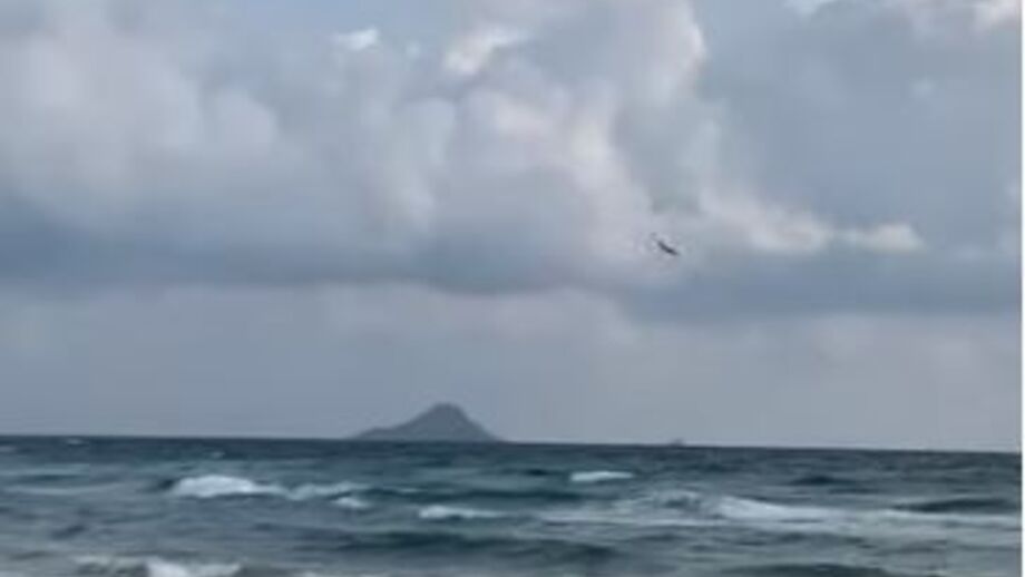 Avião da Força Aérea espanhola despenha-se no mar em Múrcia: veja as imagens