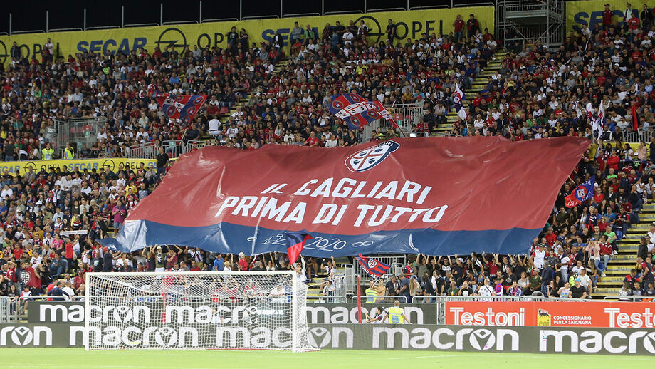 Líder do Cagliari não proíbe claque