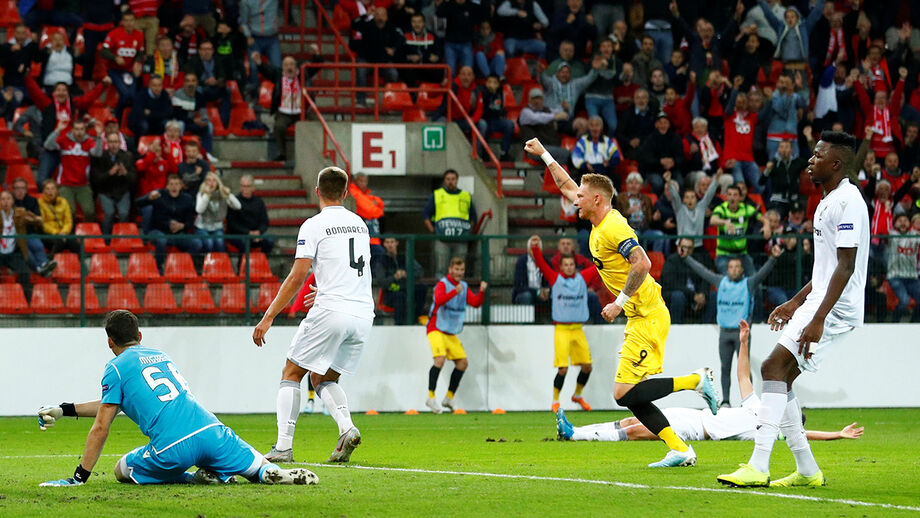 St. Liège-V. Guimarães, 2-0: infelicidade chegou e logo em dose dupla