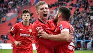 14.º Bayer Leverkusen: 1,71 golos por jogo