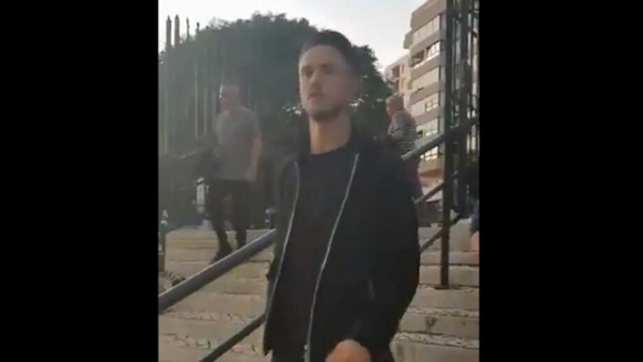 Wolfswinkel em Alvalade para assistir ao Sporting-LASK