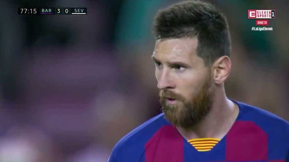 Messi volta aos golos com livre irrepreensível: nem com asas o guarda-redes lá chegava