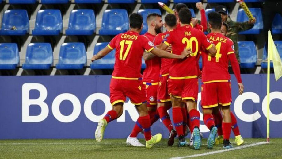 Andorra alcançou a primeira vitória da história em jogos de qualificação para Europeus