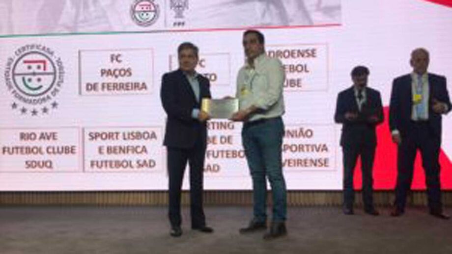 UD Oliveirense distinguida pela FPF como entidade formadora de 5 estrelas