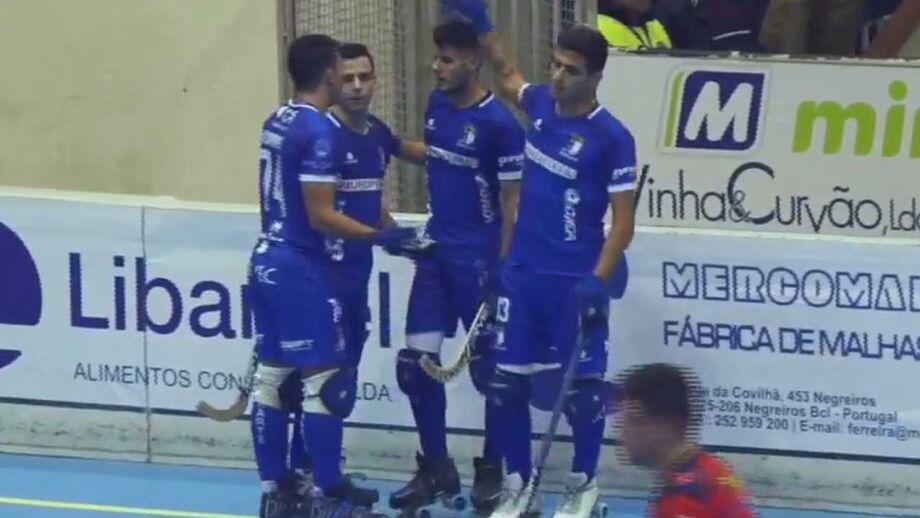 Óquei Barcelos goleia suíços do Genève por 8-1 para a Taça da Europa