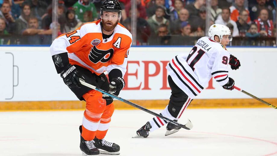 Chicago Blackhawks-Philadelphia Flyers: NHL em alta rotação