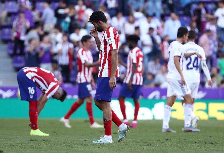 19.º Atlético Madrid: média de 0,875 golos por jogo