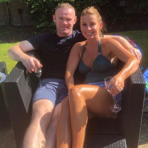 Coleen e o marido, Wayne Rooney