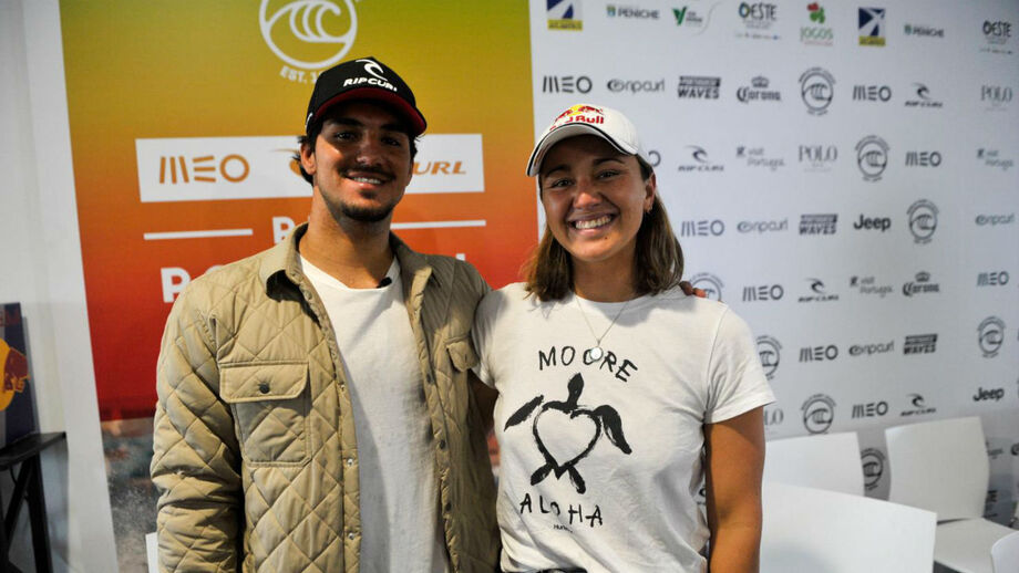 Gabriel Medina e Carissa Moore