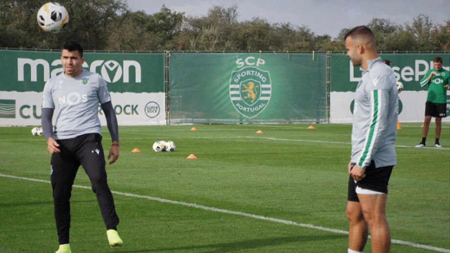 Jesé novidade no treino do Sporting