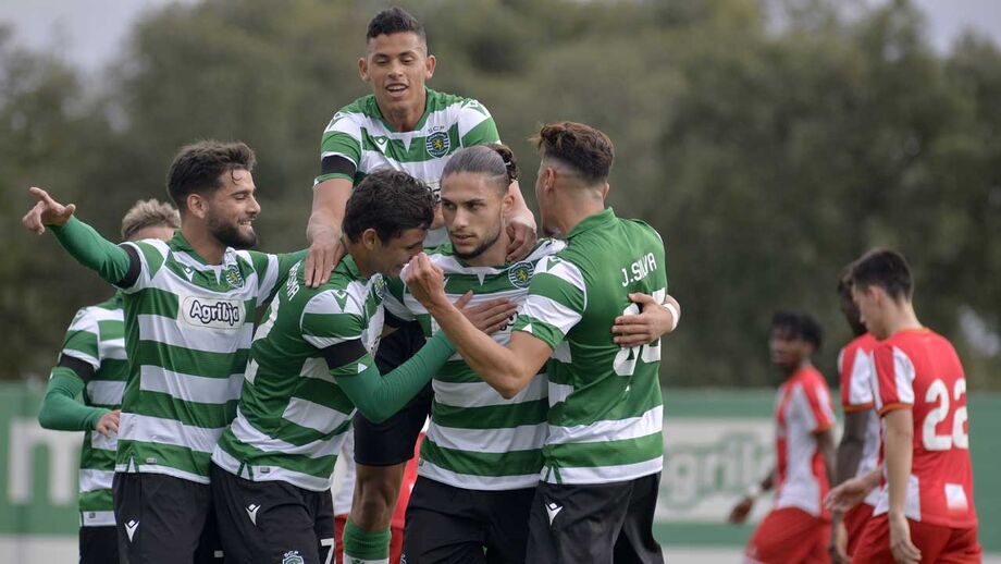 Fernando e Gonzalo Plata na vitória do Sporting frente ao Aves
