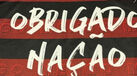 Flamengo com mensagem especial para os adeptos no jogo com o Avaí