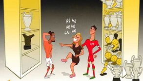 Resposta de Kátia Aveiro a Van Dijk faz furor: até já criaram cartoons