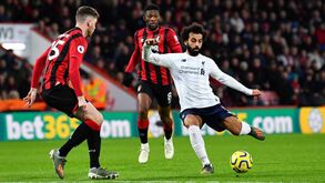 Liverpool vence na deslocação a Bournemouth