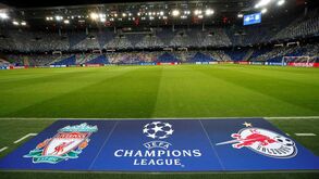 RB Salzburgo-Liverpool, em direto