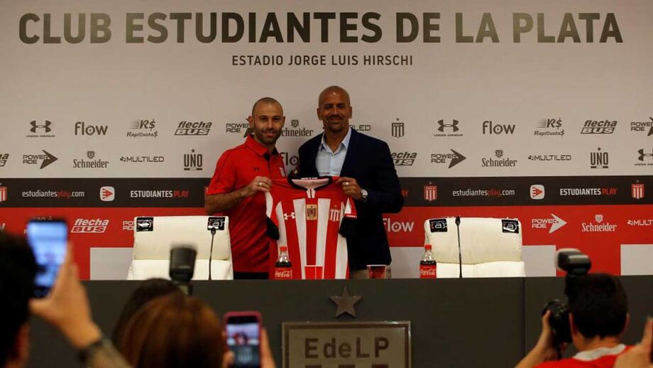 Mascherano apresentado como reforço do Estudiantes de La Plata