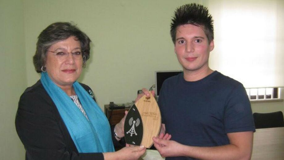 Rui Pinto com a ex-deputada Ana Gomes