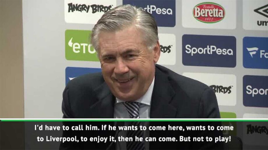 Ancelotti: «O Ibrahimovic pode vir para Liverpool... mas não para jogar»