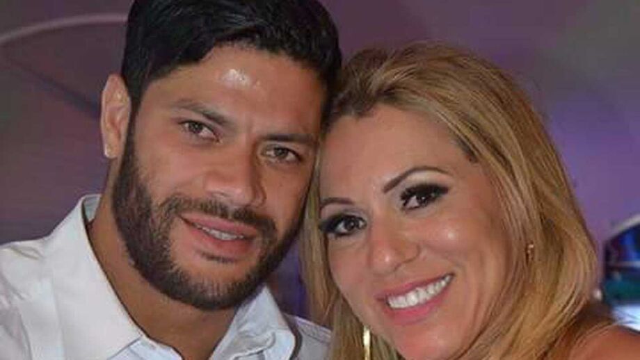 Hulk com a ex-mulher