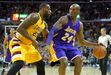 2016 - Kobe Bryant tenta ultrapassar Lebron James (Cleveland Cavaliers)