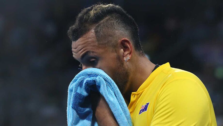 Kyrgios chora pelos incêndios