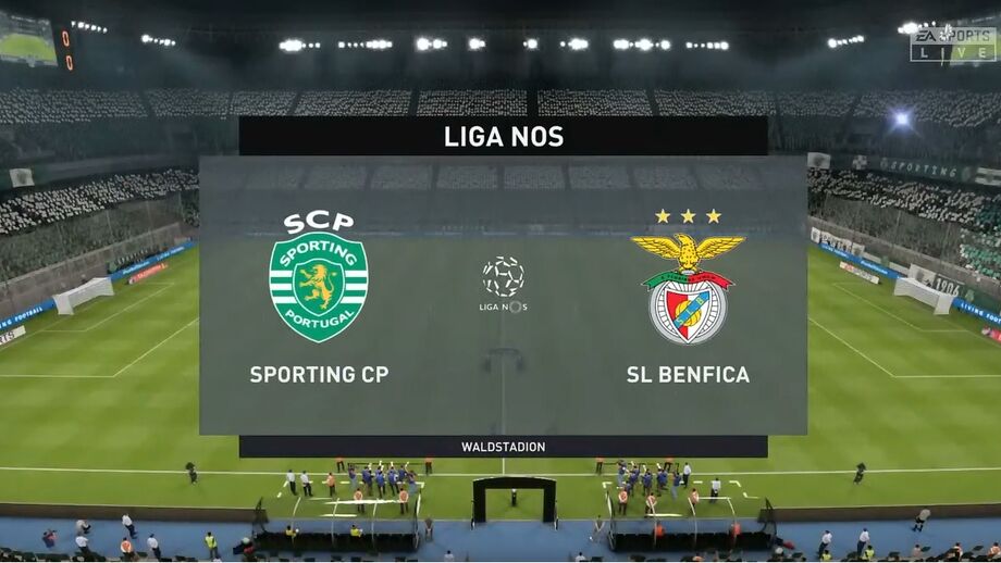 Simulámos o Sporting-Benfica no FIFA 20 e no FM 2020 e já sabemos o resultado