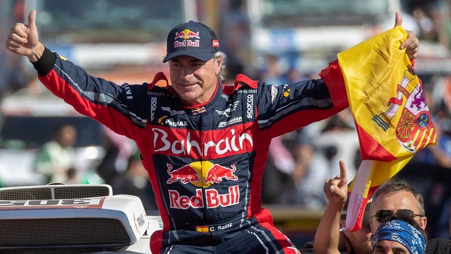 Carlos Sainz atinge a glória