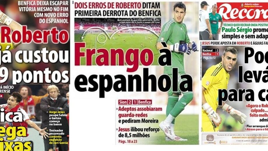 Lembra-se de Roberto? Já o ‘despacharam’ outra vez...