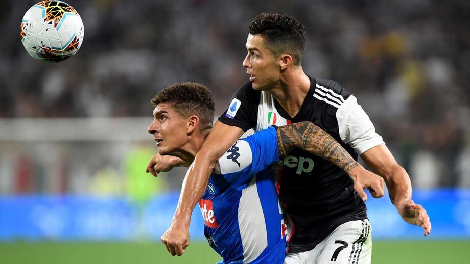 Nápoles-Juventus: Ronaldo procura fazer nova vítima