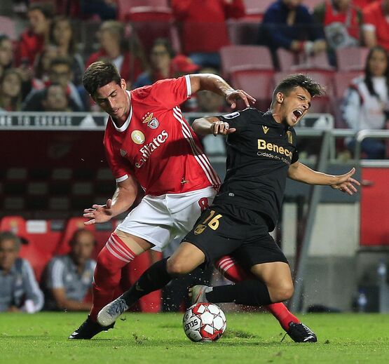 O Benfica é a equipa menos faltosa, com uma média de 12,38 faltas por jogo