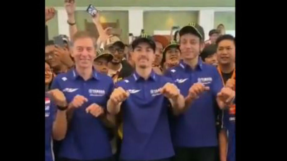 A dança de Maverick Viñales e Valentino Rossi: vídeo da Yamaha promete ser viral