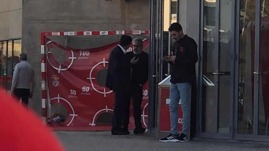 Paulo Gonçalves esteve no Estádio da Luz a levantar bilhetes para o jogo com o FC Porto