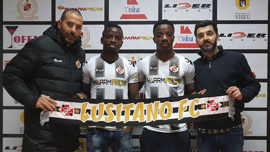 Lusitano de Vildemoinhos: Akiode e Chisom cedidos pelo Feirense
