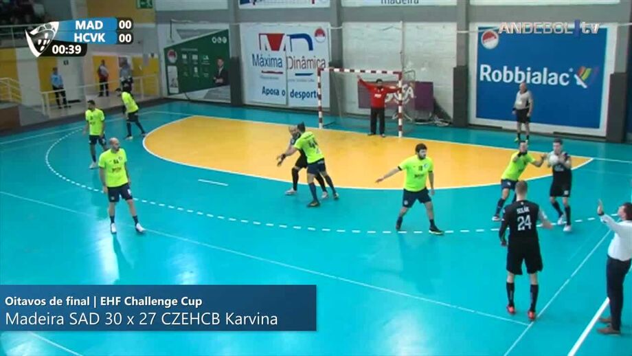Challenge Cup: O resumo da vitória do Madeira SAD sobre o Karvina
