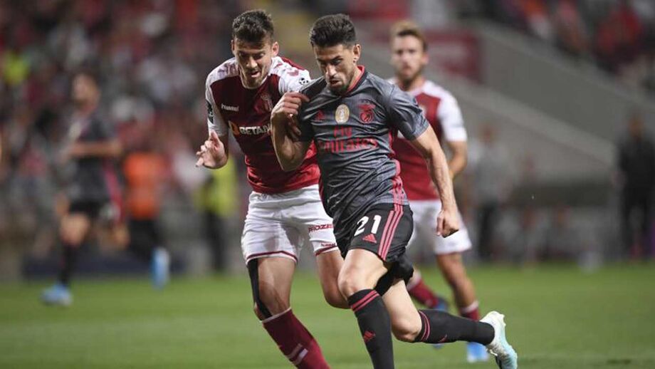 O onze do Benfica para o jogo com o Sp. Braga