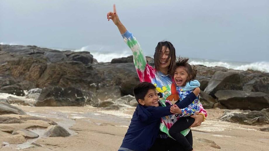 Cindy Álvarez Garcia passa momentos em família