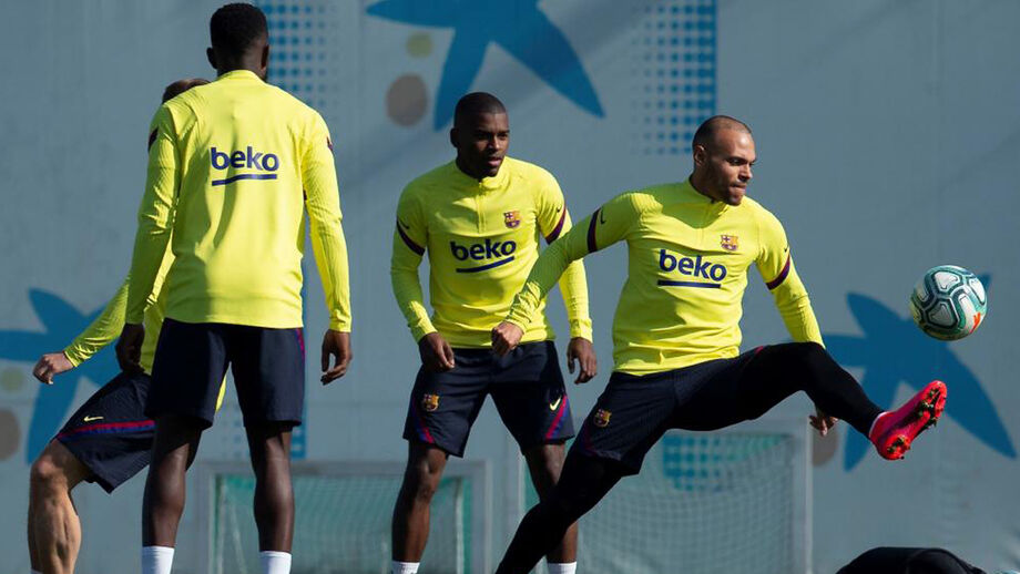 Martin Braithwaite estreia-se na convocatória do Barcelona
